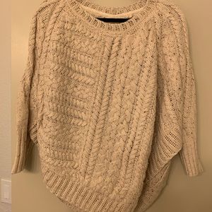 Anthropologie sweater poncho